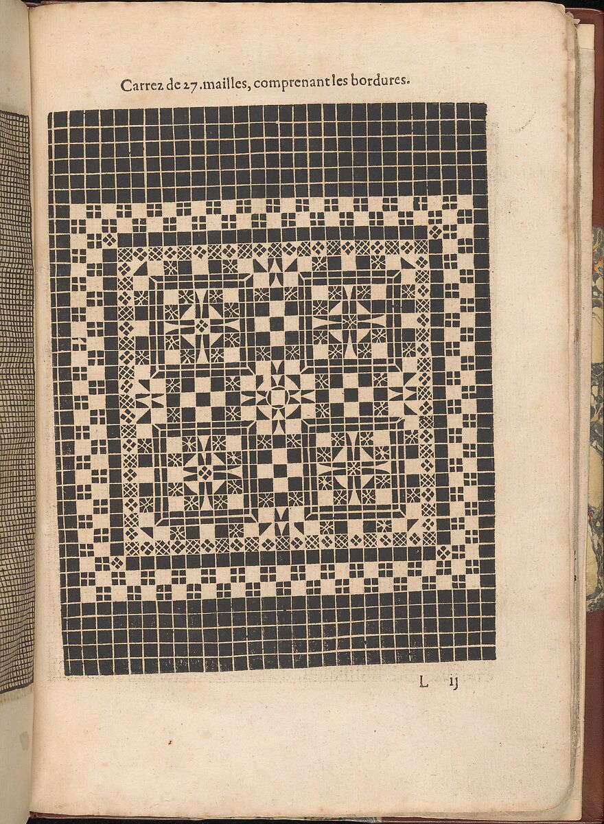 Les Secondes Oeuvres, et Subtiles Inventions De Lingerie du Seigneur Federic de Vinciolo Venitien, Federico de Vinciolo (Italian, active Paris, ca. 1587–99), Woodcut