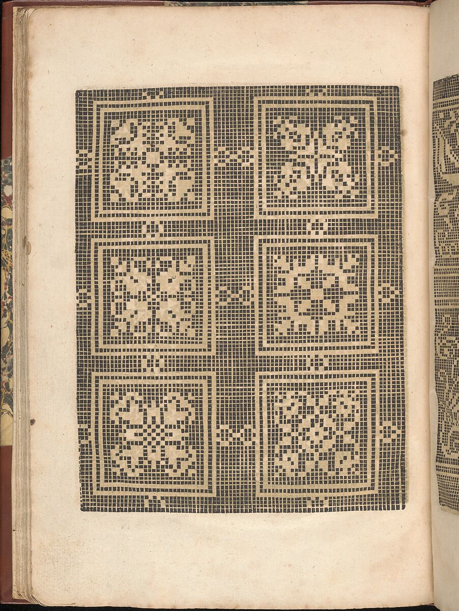 Les Secondes Oeuvres, et Subtiles Inventions De Lingerie du Seigneur Federic de Vinciolo Venitien, Federico de Vinciolo (Italian, active Paris, ca. 1587–99), Woodcut