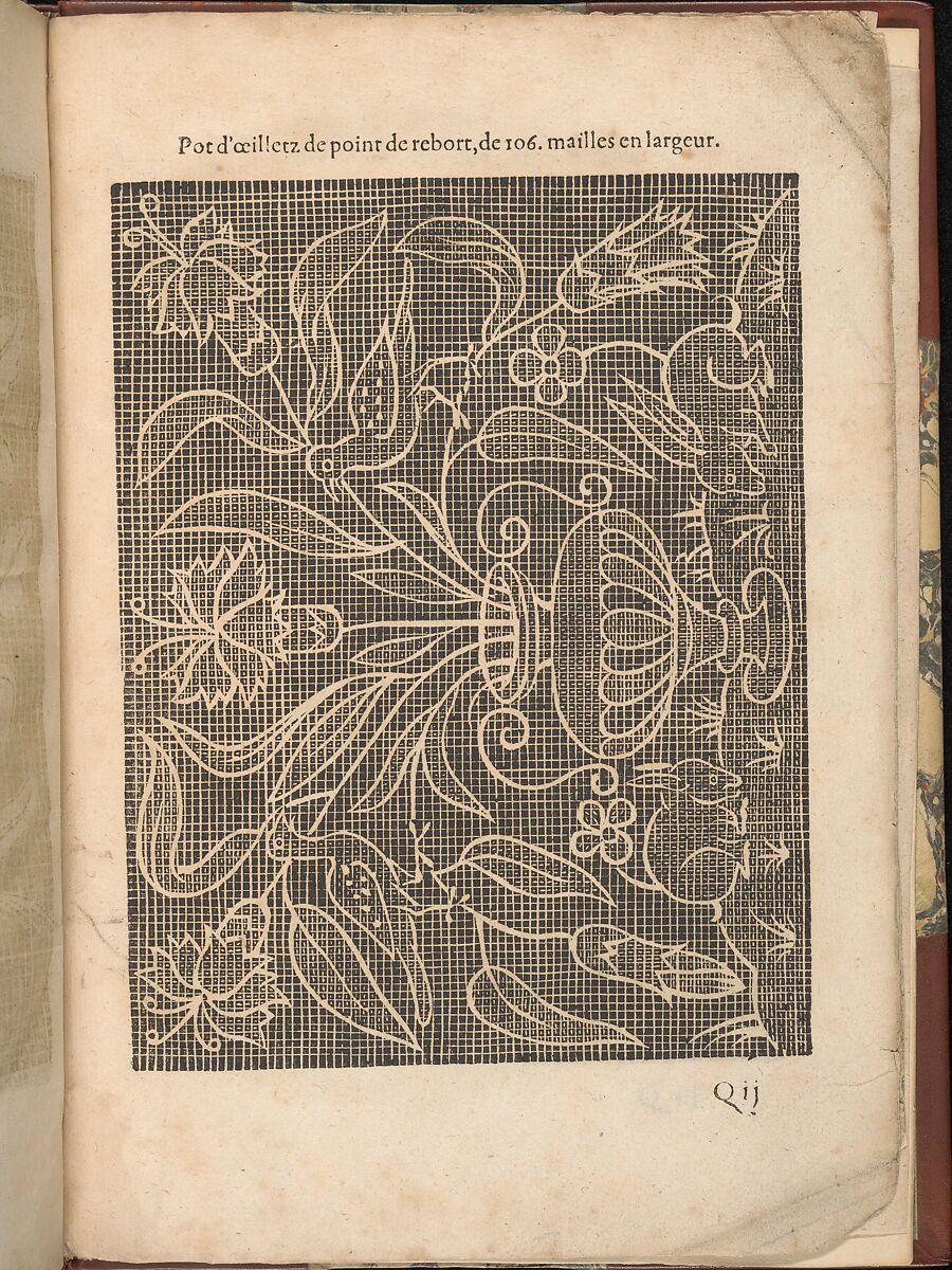 Les Secondes Oeuvres, et Subtiles Inventions De Lingerie du Seigneur Federic de Vinciolo Venitien, Federico de Vinciolo (Italian, active Paris, ca. 1587–99), Woodcut