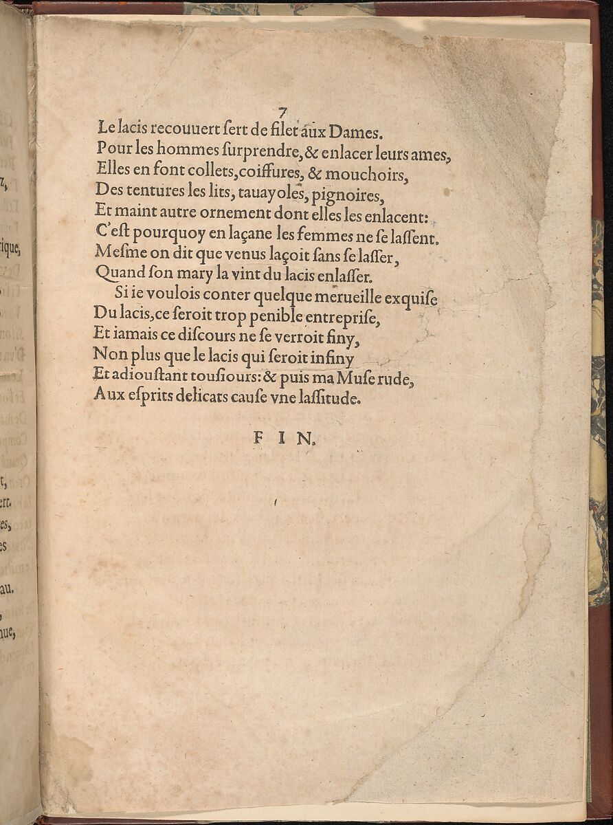 Les Secondes Oeuvres, et Subtiles Inventions De Lingerie du Seigneur Federic de Vinciolo Venitien, Federico de Vinciolo (Italian, active Paris, ca. 1587–99), Woodcut