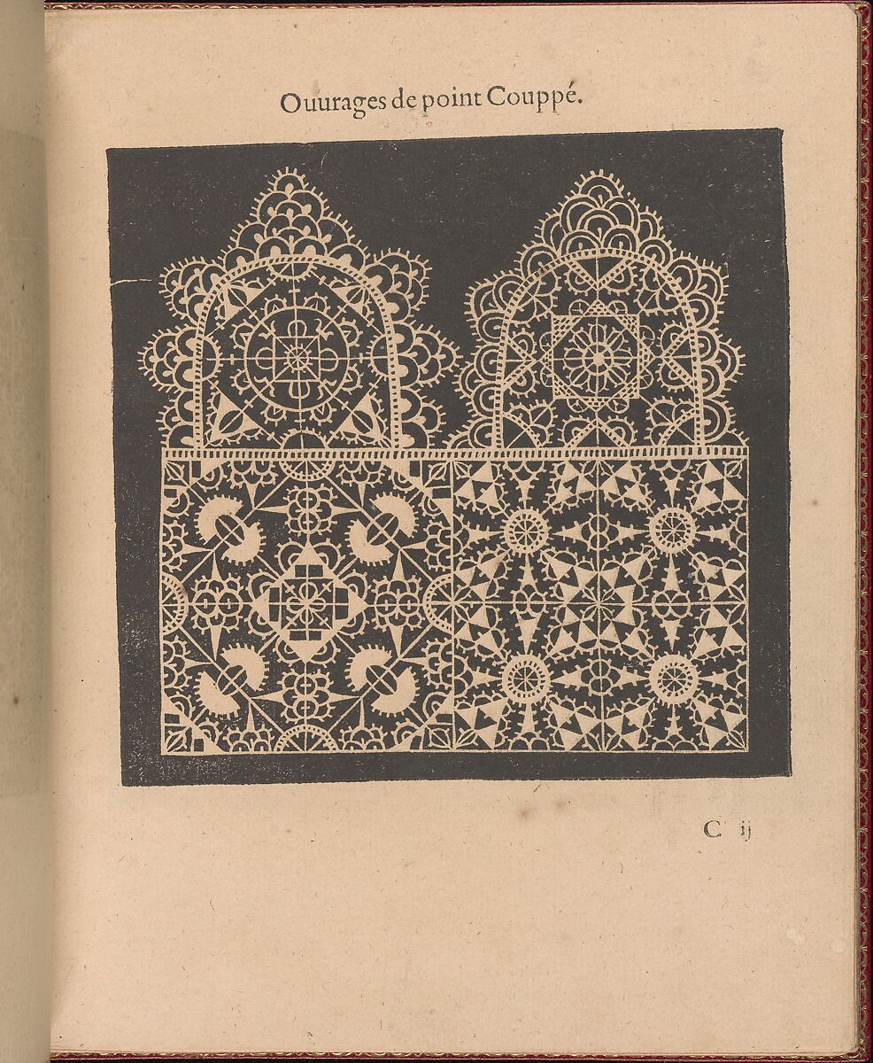 Les Singuliers et Nouveaux Portraicts..., Federico de Vinciolo (Italian, active Paris, ca. 1587–99), Woodcut