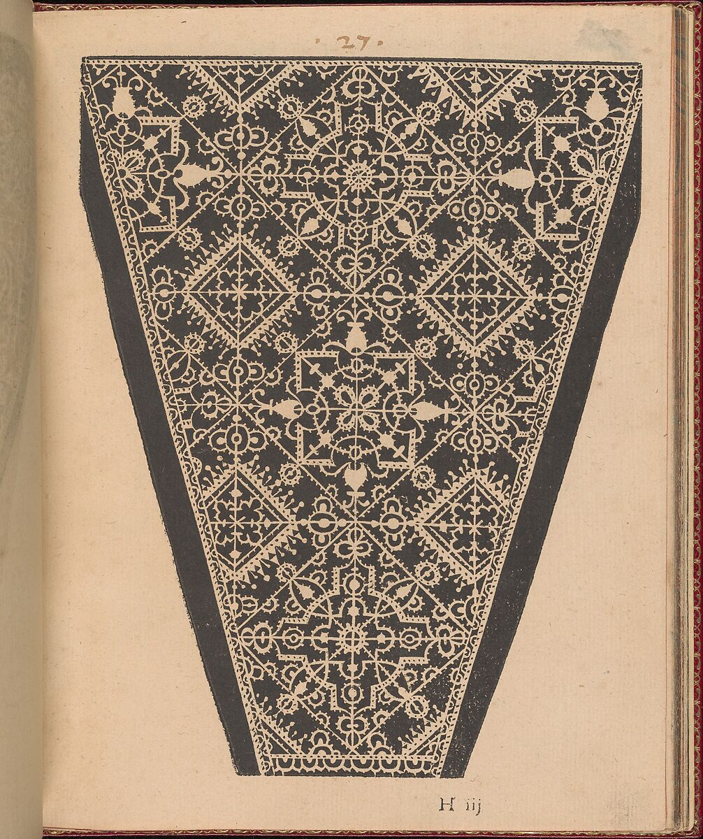 Les Singuliers et Nouveaux Portraicts..., Federico de Vinciolo (Italian, active Paris, ca. 1587–99), Woodcut