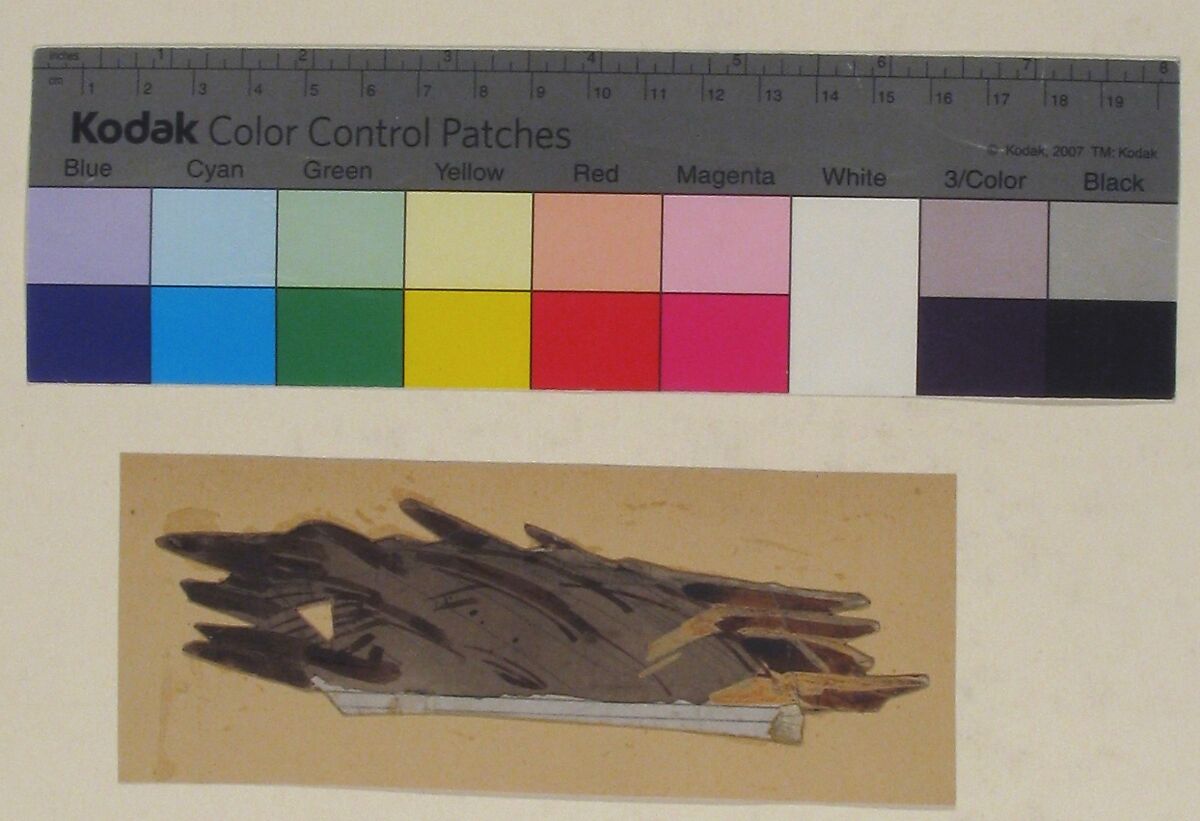 Design for a Stage Set at the Opéra, Paris, Eugène Cicéri (French, Paris 1813–1890 Fontainebleau), Graphite, brush and brown wash, and gouache