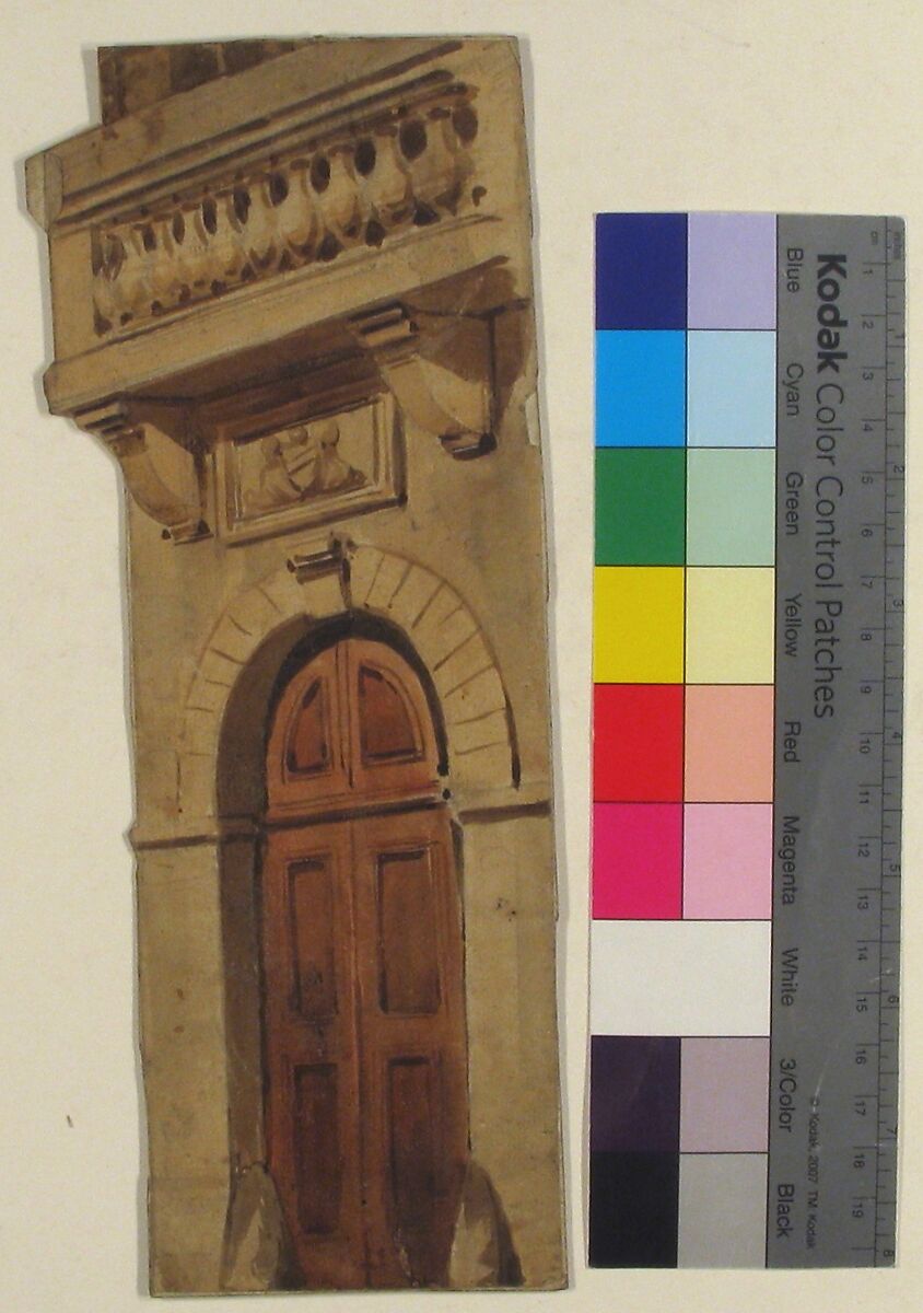 Design for a Stage Set at the Opéra, Paris, Eugène Cicéri (French, Paris 1813–1890 Fontainebleau), Watercolor over graphite