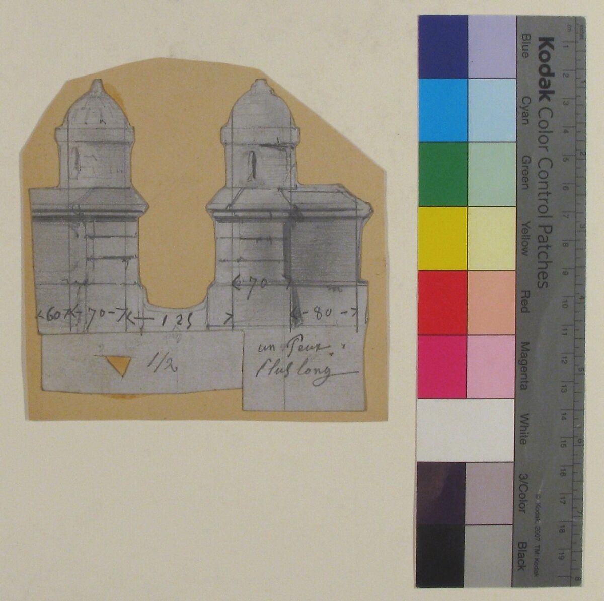 Design for a Stage Set at the Opéra, Paris, Eugène Cicéri (French, Paris 1813–1890 Fontainebleau), Graphite