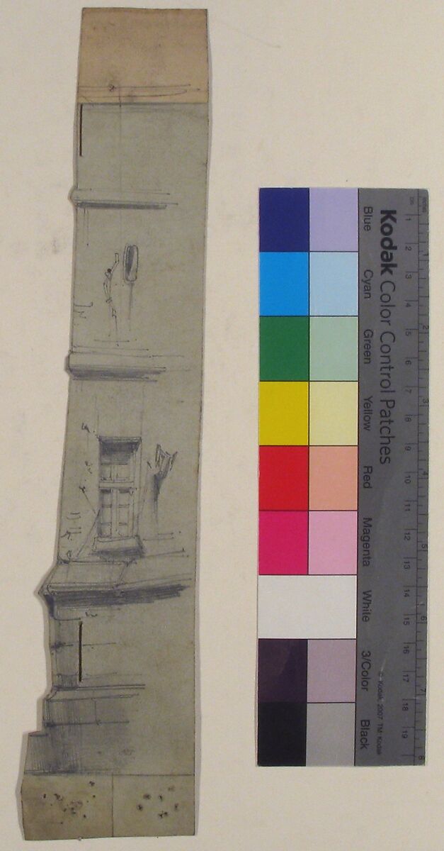 Design for a Stage Set at the Opéra, Paris, Eugène Cicéri (French, Paris 1813–1890 Fontainebleau), Graphite