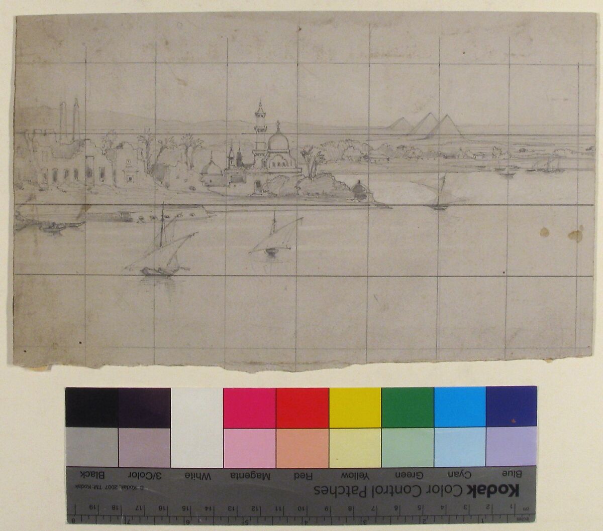 Design for a Stage Set at the Opéra, Paris, Eugène Cicéri (French, Paris 1813–1890 Fontainebleau), Graphite