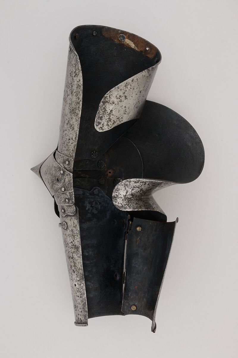 Left Arm Defense (Vambrace) with Elbow Reinforce, Steel, Italian, Milan