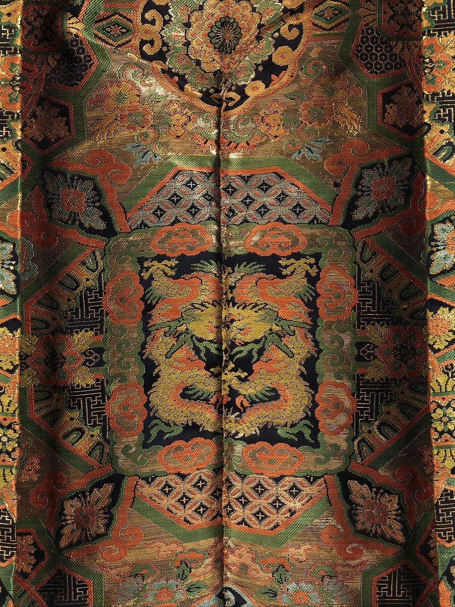 Surcoat (<i>Jinbaori</i>), Cotton, silk, gold, silver, Japanese