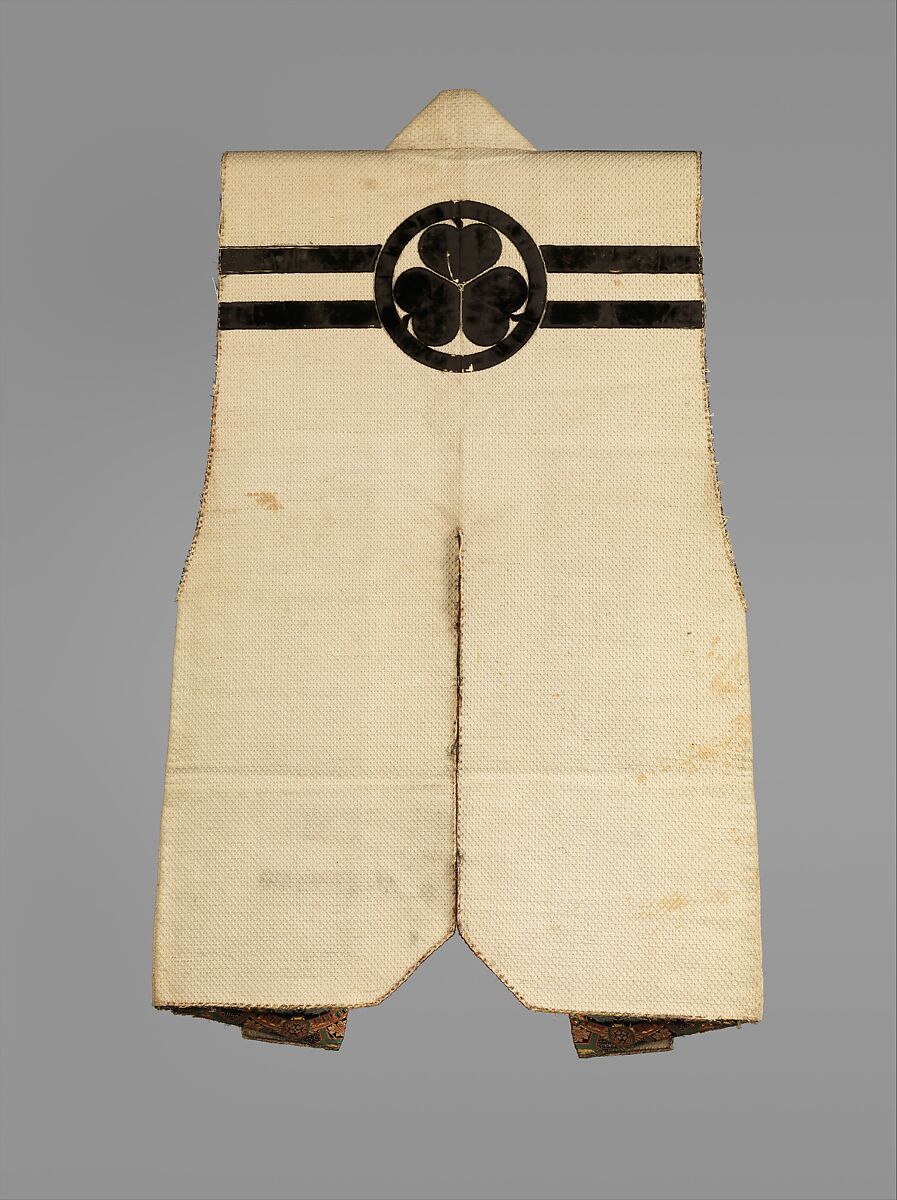 Surcoat (<i>Jinbaori</i>), Cotton, silk, gold, silver, Japanese