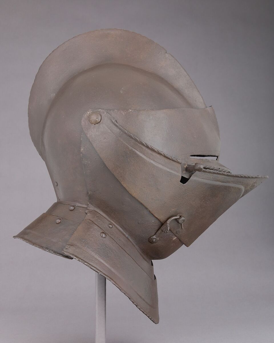 Close-Helmet, Steel, European
