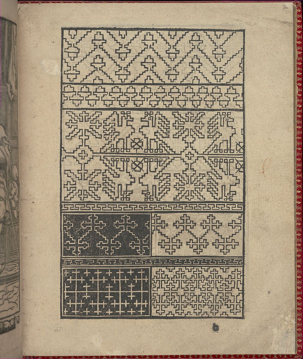 Ce est ung tractat de la noble art de leguille ascavoir ouvraiges de spaigne..., Willem Vosterman (Netherlandish, active Antwerp), Woodcut