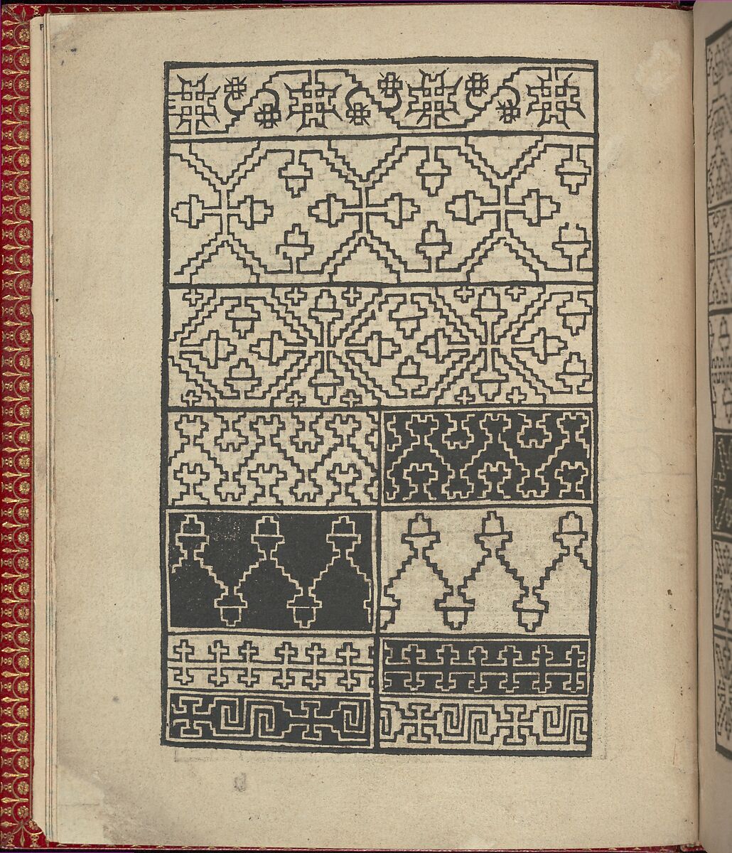 Ce est ung tractat de la noble art de leguille ascavoir ouvraiges de spaigne..., Willem Vosterman (Netherlandish, active Antwerp), Woodcut