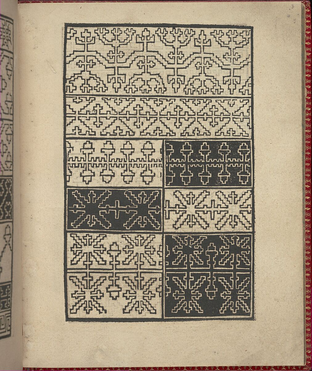 Ce est ung tractat de la noble art de leguille ascavoir ouvraiges de spaigne..., Willem Vosterman (Netherlandish, active Antwerp), Woodcut