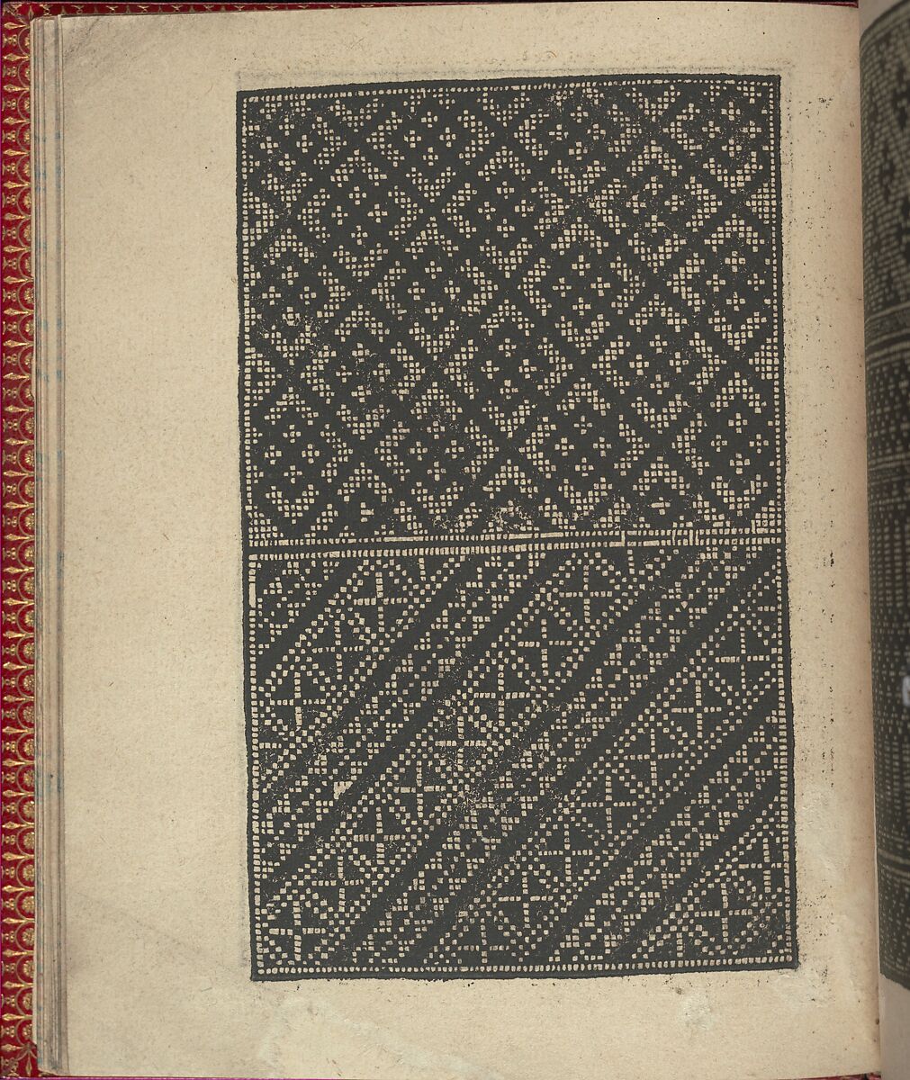 Ce est ung tractat de la noble art de leguille ascavoir ouvraiges de spaigne..., Willem Vosterman (Netherlandish, active Antwerp), Woodcut