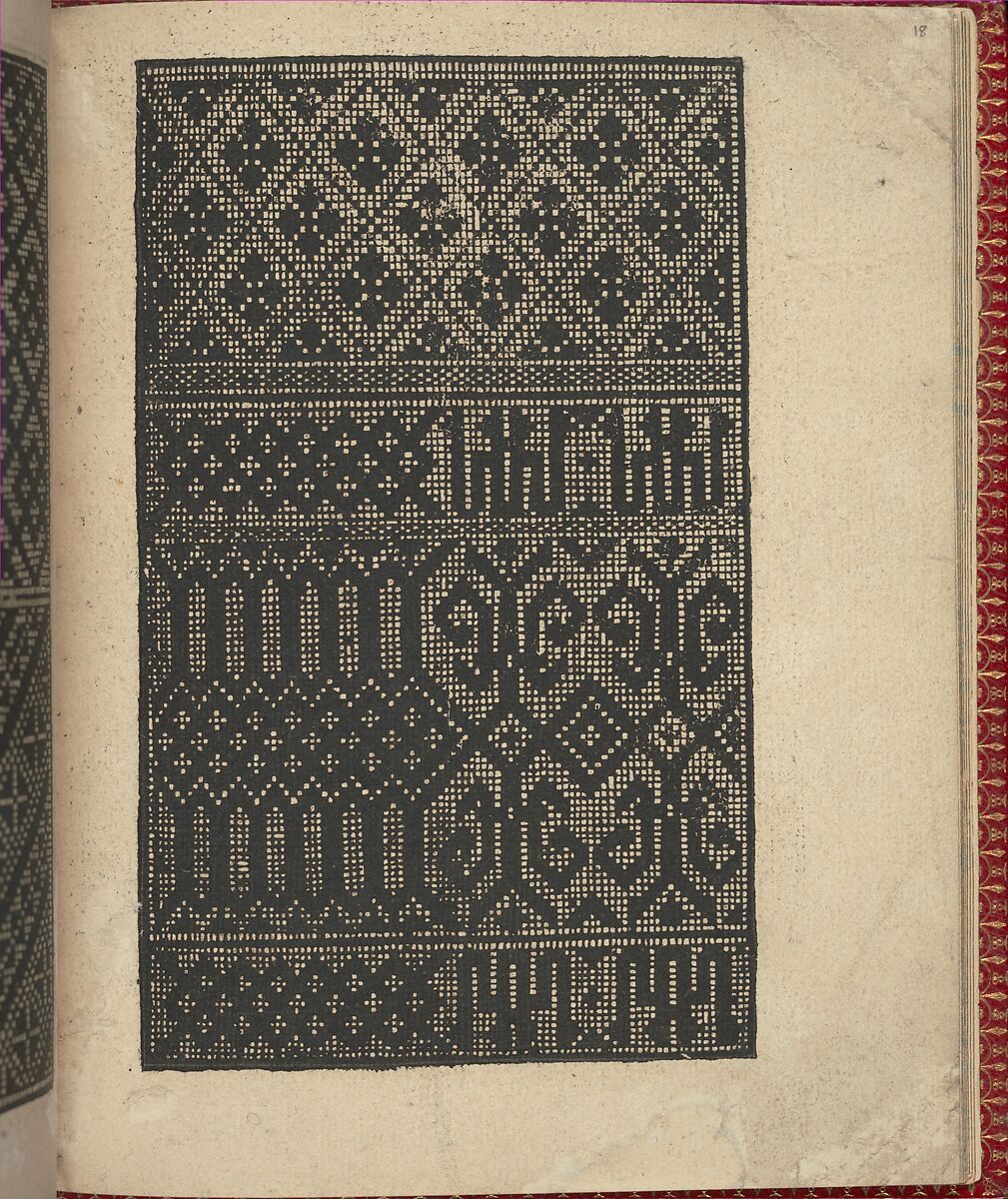 Ce est ung tractat de la noble art de leguille ascavoir ouvraiges de spaigne..., Willem Vosterman (Netherlandish, active Antwerp), Woodcut