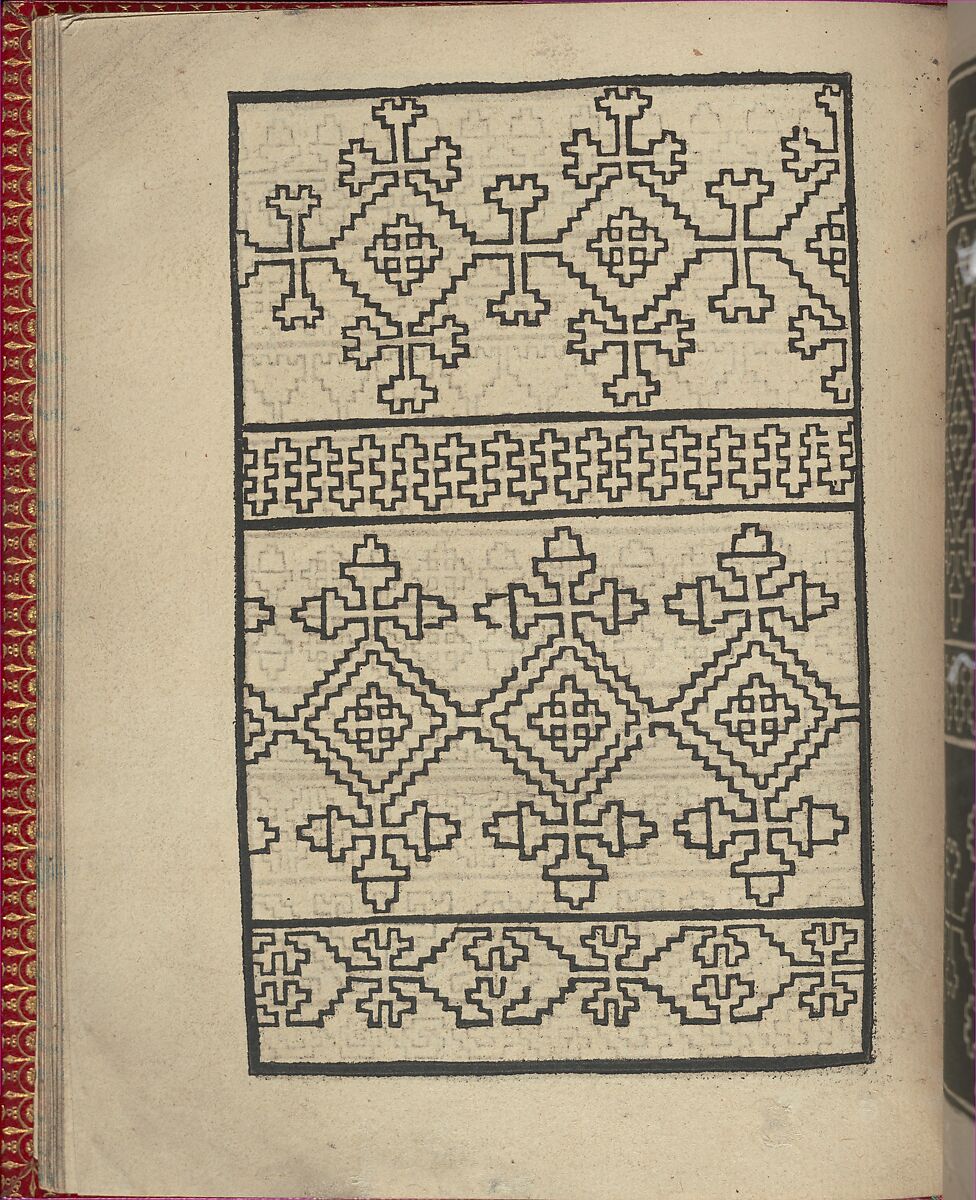 Ce est ung tractat de la noble art de leguille ascavoir ouvraiges de spaigne..., Willem Vosterman (Netherlandish, active Antwerp), Woodcut