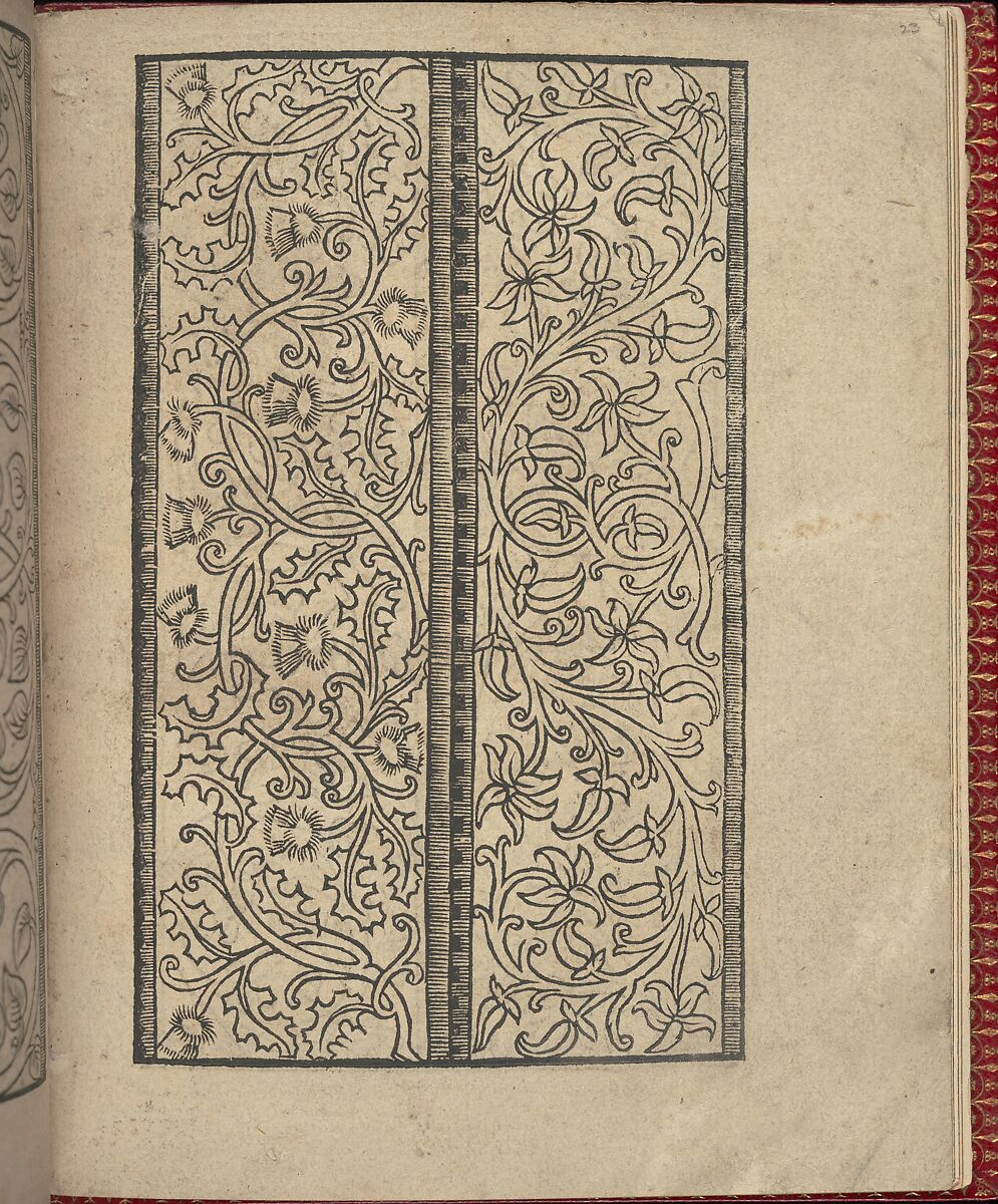 Ce est ung tractat de la noble art de leguille ascavoir ouvraiges de spaigne..., Willem Vosterman (Netherlandish, active Antwerp), Woodcut