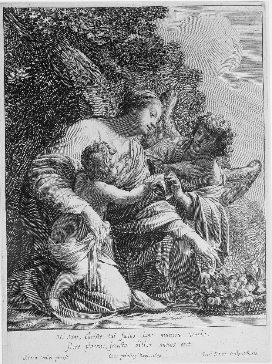 Scrapbook, After Simon Vouet (French, Paris 1590–1649 Paris), Engraving 