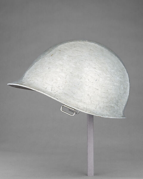 Model T-21 E2 Helmet Prototype, Leonard Heinrich (American (born Germany) Munich 1900–1966 Clarksville, New Jersey), Aluminum, American, New York