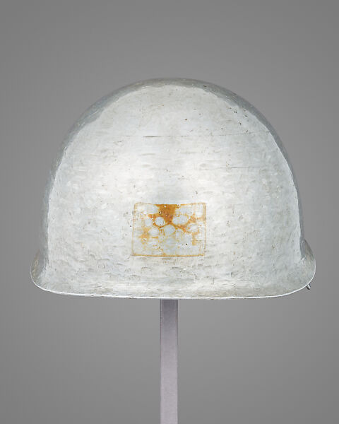 Model T-21 E2 Helmet Prototype, Leonard Heinrich (American (born Germany) Munich 1900–1966 Clarksville, New Jersey), Aluminum, American, New York