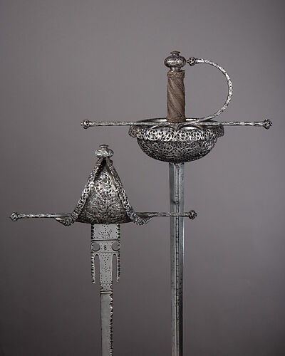 Cup-Hilted Rapier and Matching Parrying Dagger