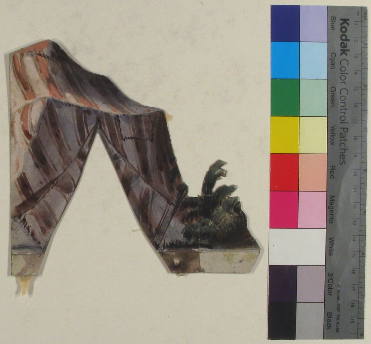 Design for a Stage Set at the Opéra, Paris, Eugène Cicéri (French, Paris 1813–1890 Fontainebleau), Watercolor and gouache, over graphite