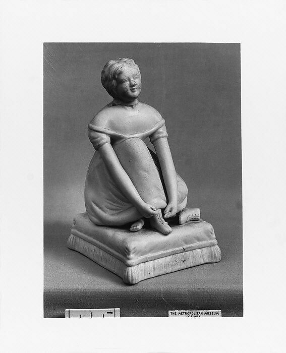 Female Figure, United States Pottery Company (1852–58), Parian porcelain, American