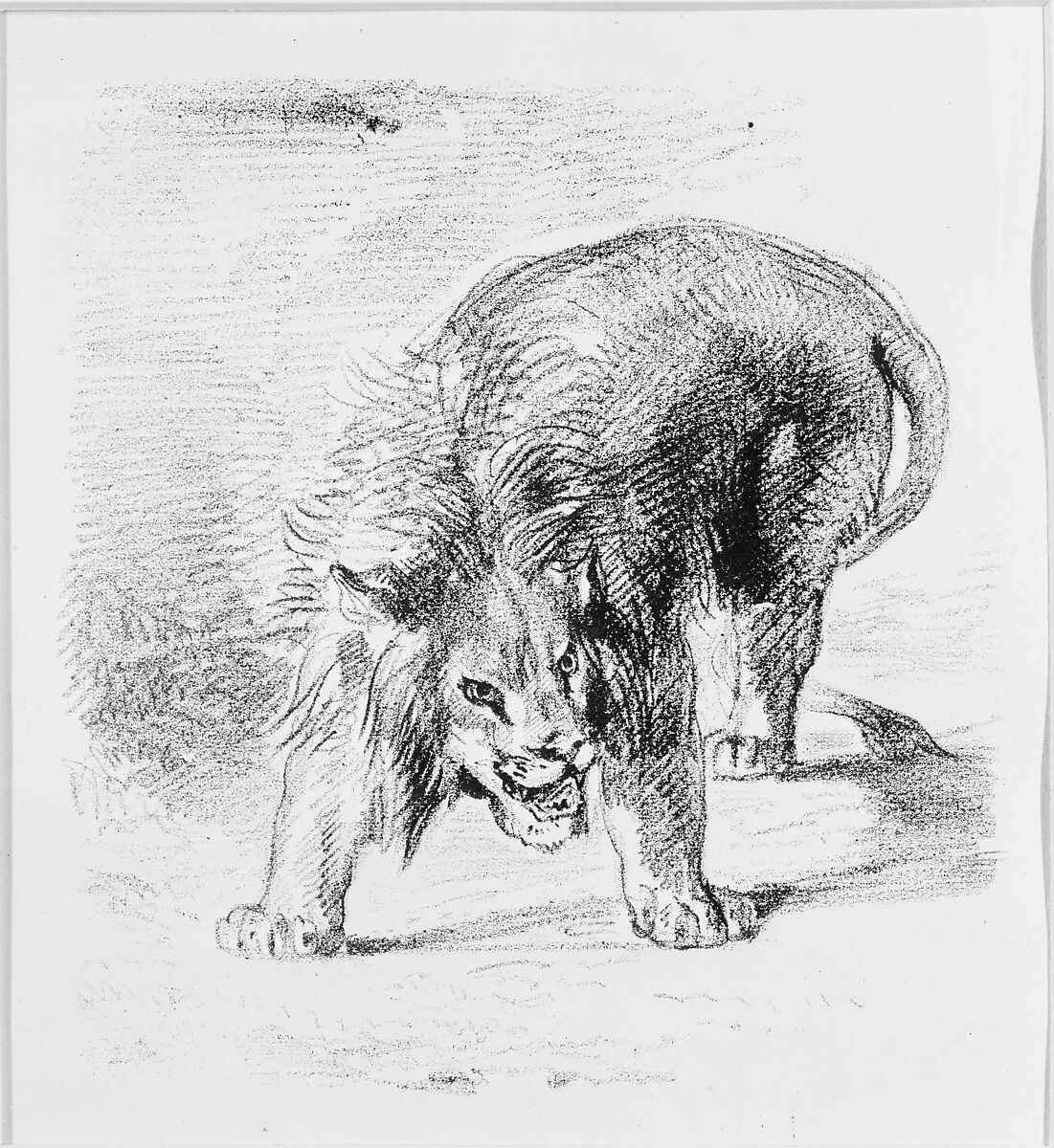 Girl Putting on Her Stockings, Edgar Degas (French, Paris 1834–1917 Paris), Monotype in black ink printed on china paper, mounted on cardboard (monotype)