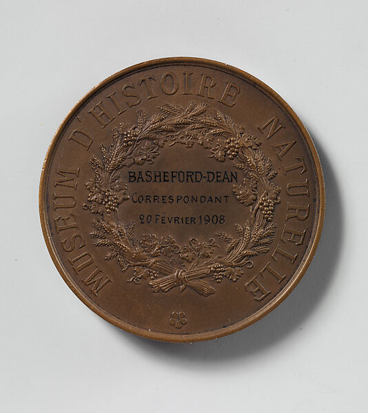 Leclerc Medal with Case, Emile Fernand-Dubois (French, 1869–1952), Bronze, leather, textile, French