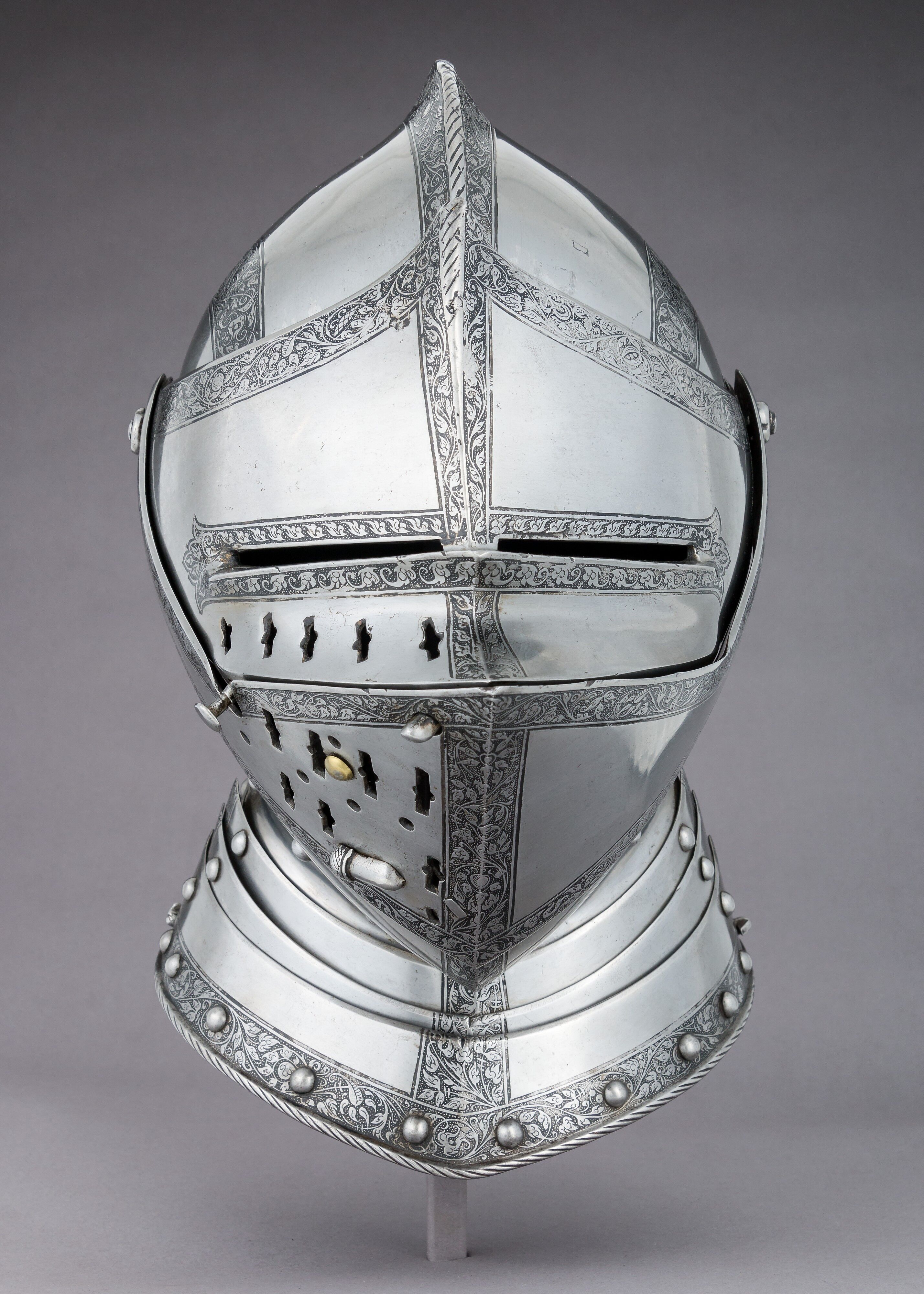 Attributed to Wolfgang Grosschedel - Close Helmet - German