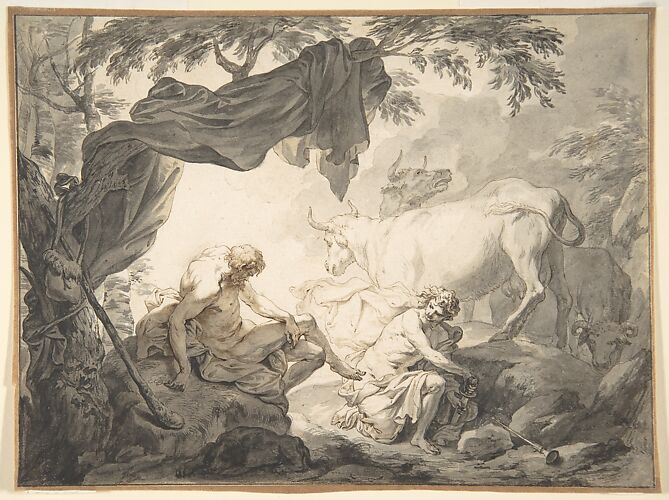 Illustrations to the Metamorphoses of Ovid: Jupiter and Io (.1); Jupiter and Io, disguised as a white beifer (.2); Mercury Rescuing Io from Argus (.3)