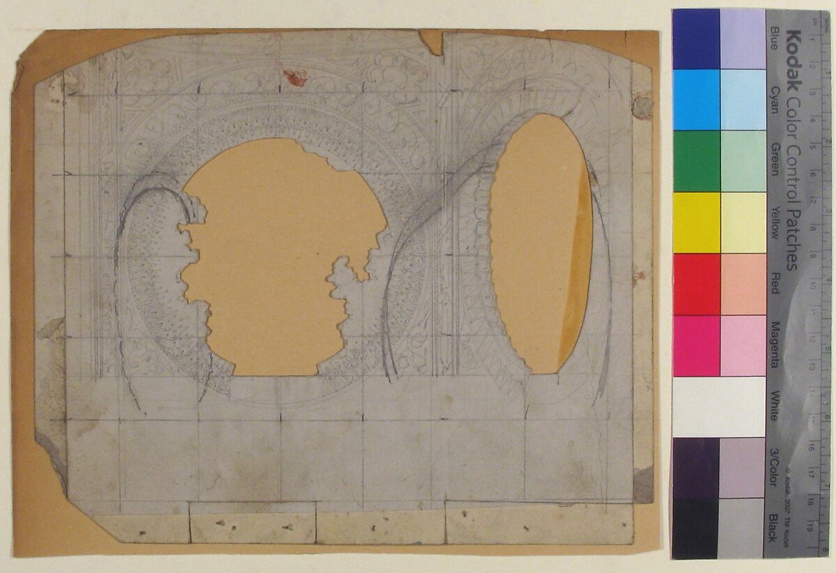 Design for a Stage Set at the Opéra, Paris, Eugène Cicéri (French, Paris 1813–1890 Fontainebleau), Graphite