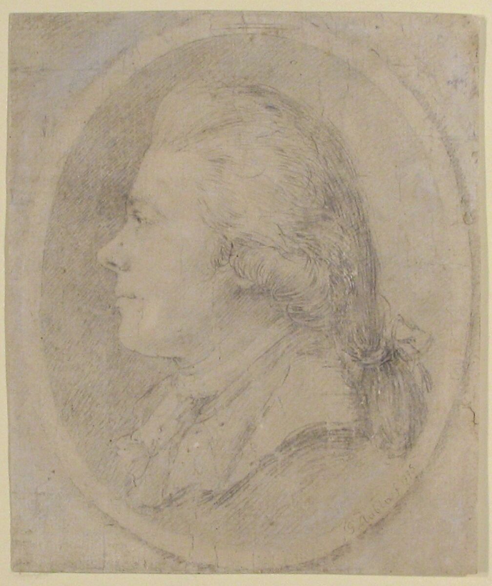 Portrait of a Man, Attributed to Gabriel de Saint-Aubin (French, Paris 1724–1780 Paris), Graphite