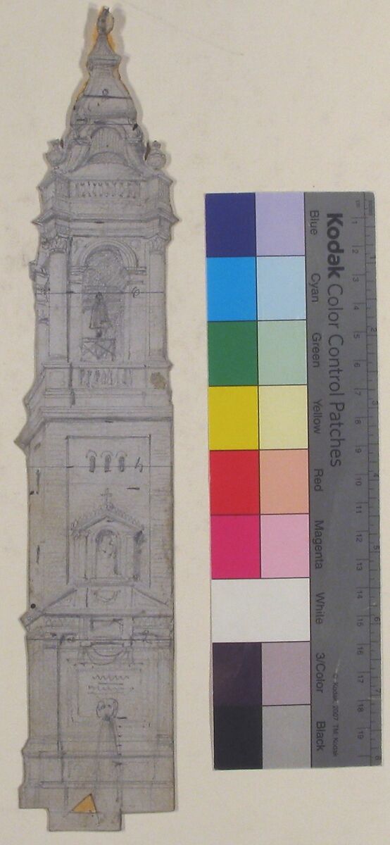 Design for a Stage Set at the Opéra, Paris, Eugène Cicéri (French, Paris 1813–1890 Fontainebleau), Graphite