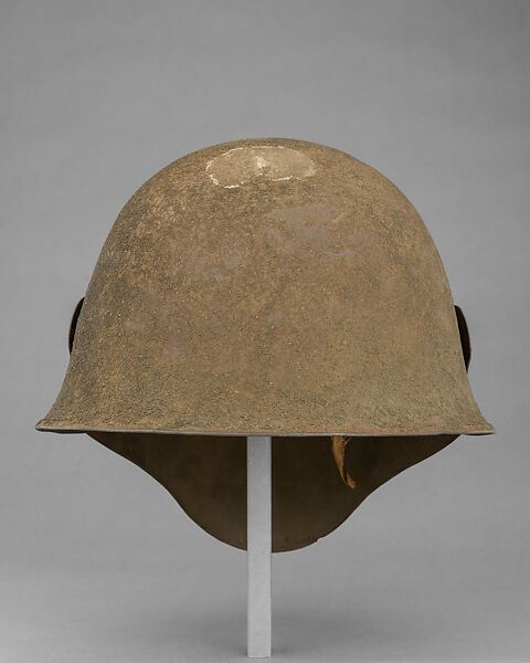 American Helmet Model No. 8, Ford Motor Company (American, founded 1903), Steel, leather, felt, canvas, bronze, pigment, sawdust, American, Philadelphia