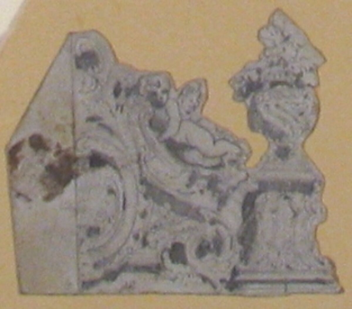 Design for a Stage Set at the Opéra, Paris, Eugène Cicéri (French, Paris 1813–1890 Fontainebleau), Graphite