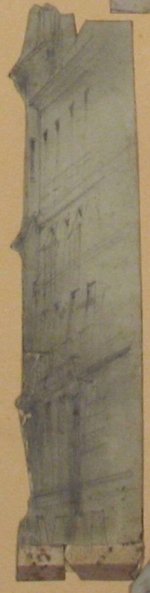 Design for a Stage Set at the Opéra, Paris, Eugène Cicéri (French, Paris 1813–1890 Fontainebleau), Graphite