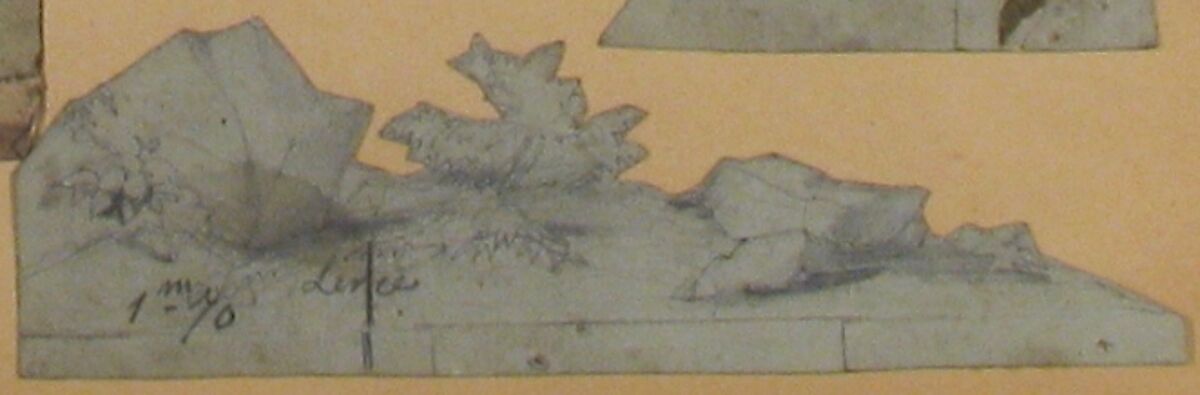 Design for a Stage Set at the Opéra, Paris, Eugène Cicéri (French, Paris 1813–1890 Fontainebleau), Graphite