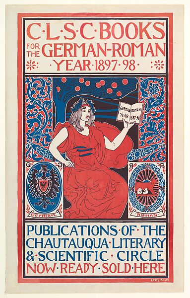 C.L.S.C. Books, Louis John Rhead (American (born England), Etruria 1857–1926 Amityville, New York), Lithograph 