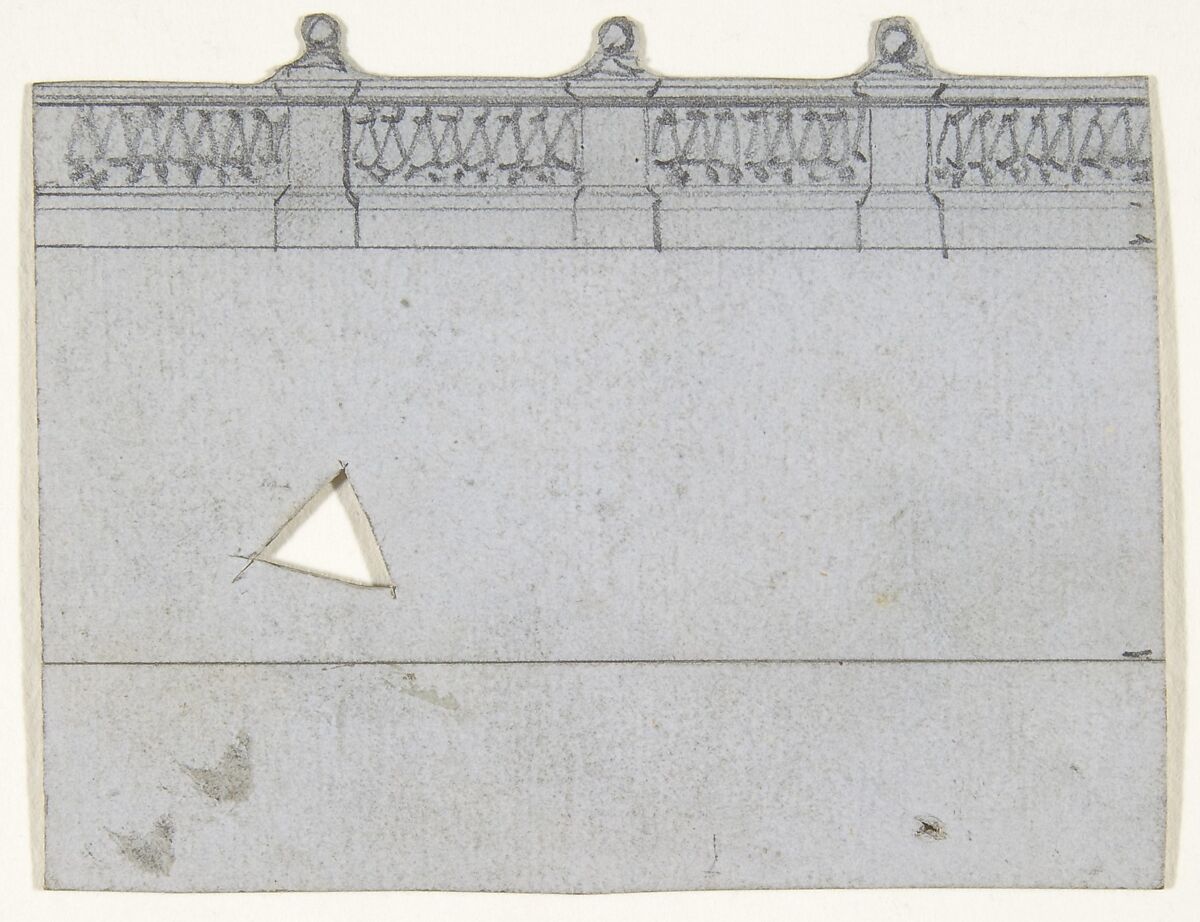 Design for a Stage Set at the Opéra, Paris, Eugène Cicéri (French, Paris 1813–1890 Fontainebleau), Graphite 