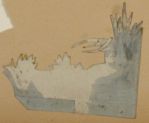 Design for a Stage Set at the Opéra, Paris, Eugène Cicéri (French, Paris 1813–1890 Fontainebleau), Graphite