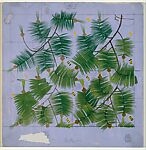 Pine Boughs and Bees, Rockwell Kent (American, Tarrytown, New York 1882–1971 Plattsburgh, New York), Gouache