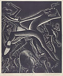 Jitterbug, Lou Barlow  American, Wood engraving