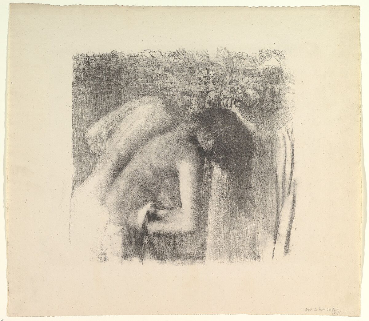 Degas After the Bath 1891–92 Lithograph, transfer, and crayon on laid paper; fifth (final) state