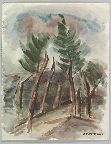 The Little Forest, George Constant (American (born Greece), Arahova 1892–1978 New York), Watercolor 
