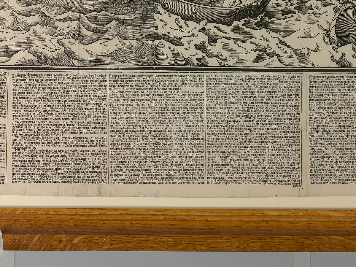 Procession of the Doge to the Bucintoro on Ascension Day, with a View of Venice, ca. 1565, Jost Amman (Swiss, Zurich before 1539–1591 Nuremberg), Woodcut; third state