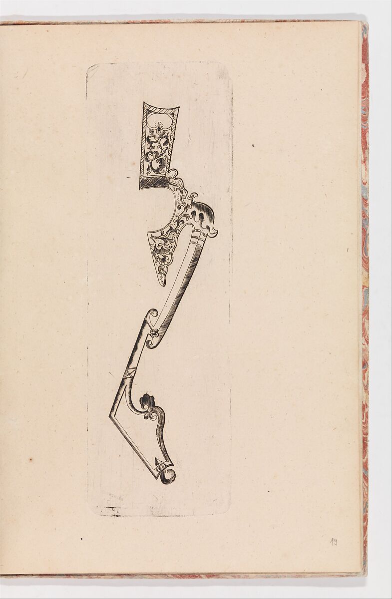 Album of Bit Designs, Rudolf Franz Ferdinand von Talmberg (Bohemian, ca. 1645–1702), Ink on paper, Bohemian