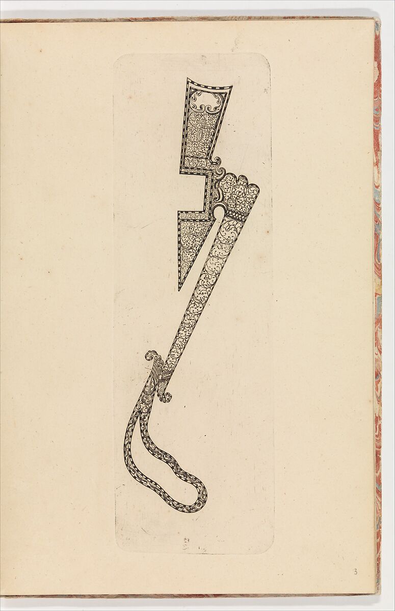 Album of Bit Designs, Rudolf Franz Ferdinand von Talmberg (Bohemian, ca. 1645–1702), Ink on paper, Bohemian