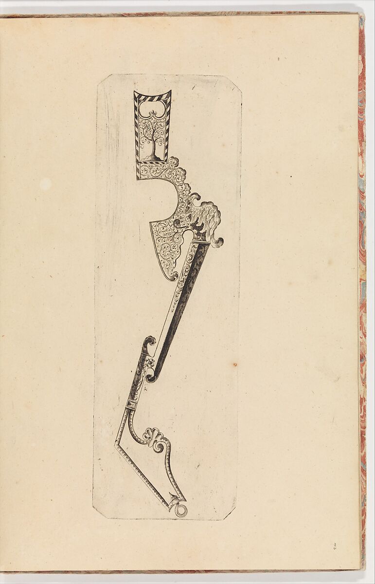 Album of Bit Designs, Rudolf Franz Ferdinand von Talmberg (Bohemian, ca. 1645–1702), Ink on paper, Bohemian